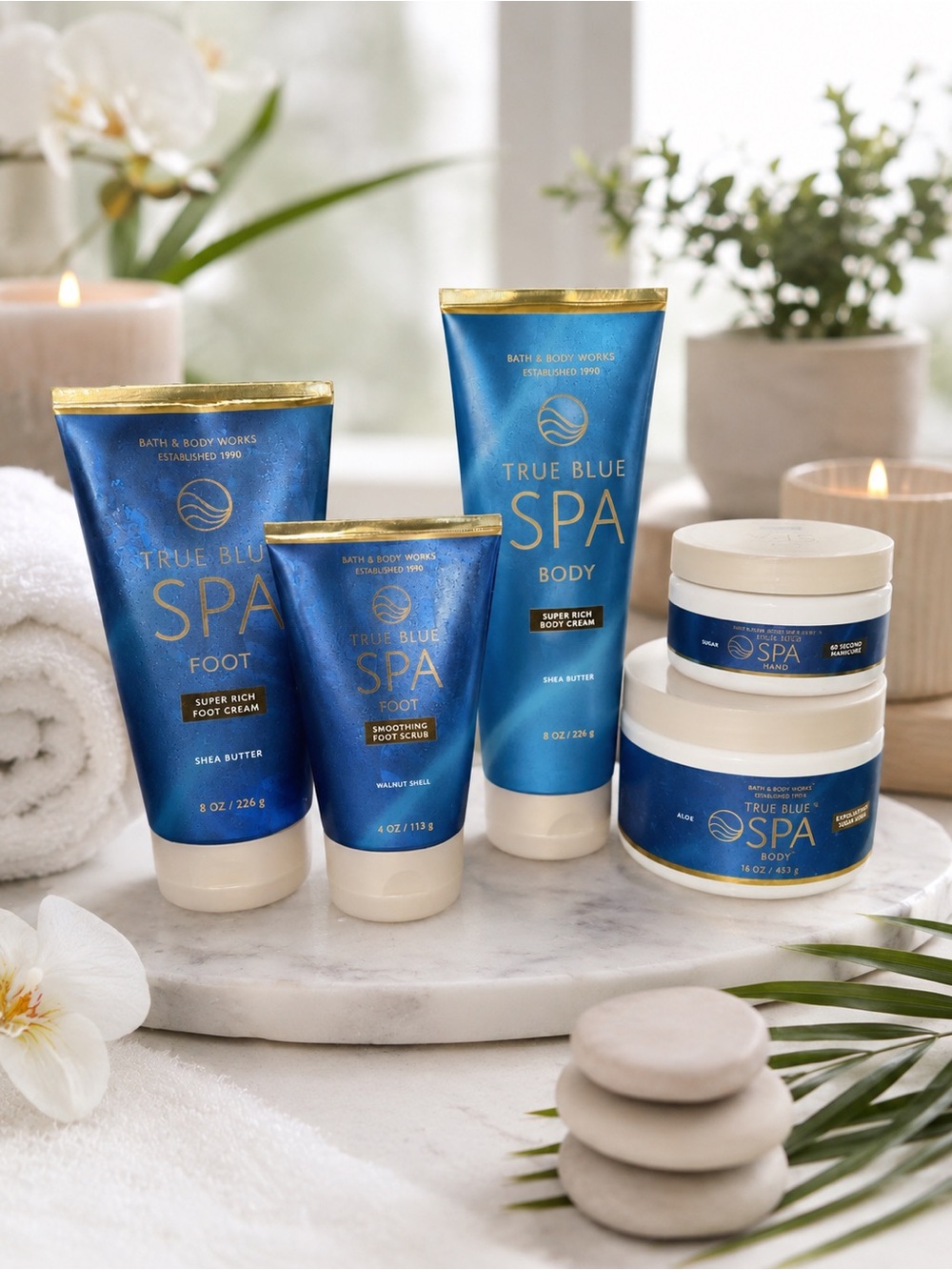 Bath & Body Works True Blue Spa 5-Piece Shea Butter Collection – New